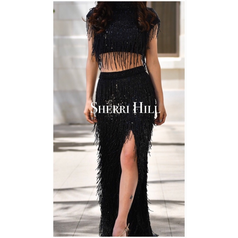 Original Sherri Hill hand beaded gown